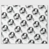 Hands in huwelijksverkrachtingspapier cadeaupapier (Vlak)