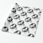 Hands in huwelijksverkrachtingspapier cadeaupapier (Uitgerold)