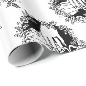 Hands in huwelijksverkrachtingspapier cadeaupapier (Rol Hoek)