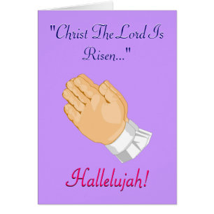 Hands Kind Christus bidden De Heer is gerezen
