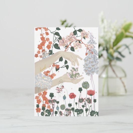 Hands licht hellen kaart (Staand voorkant)