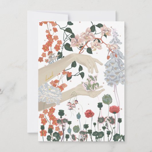 Hands licht hellen kaart (Voorkant)