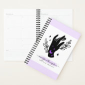 Hands Moon Logo Reiki Massage Appointment Book Planner (Display)