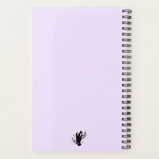 Hands Moon Logo Reiki Massage Appointment Book Planner (Achterkant)