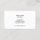 Hands Moon Phases Energy Worker Visitekaartje (Achterkant)