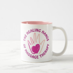 Hands MT-Mok voor genezing Tweekleurige Koffiemok