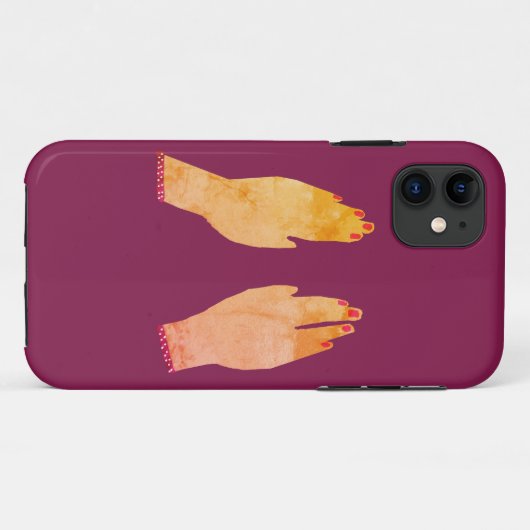 Hands Nails Case-Mate iPhone Case (Achterkant (horizontaal))