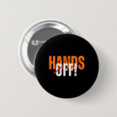 Hands Off! Anti-trump  Ronde Button 5,7 Cm (Voorkant /achterkant)