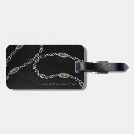 HANDS OFF bagagelabel met luxe verrassing (Achterkant horizontaal)