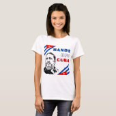 Hands Off Cuba T-shirt (Voorkant volledig)
