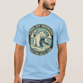 Hands Off Greenland Polar Bear  T-shirt (Voorkant)