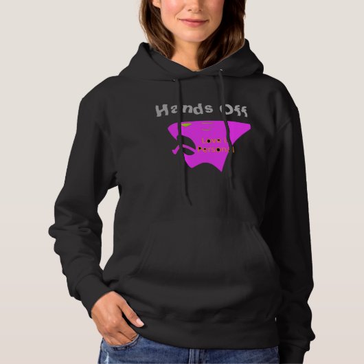 Hands Off Love is Personal Hakuna Matata Hoodie (Voorkant)