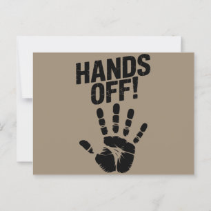 Hands Off Mijn Land Mijn Lichaam Medicare Politiek Briefkaart