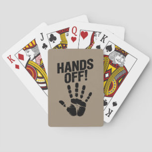 Hands Off Mijn Land Mijn Lichaam Medicare Politiek Pokerkaarten
