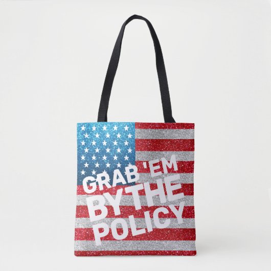 Hands Off Movement Grab 'em beroemd gemaakt door T Tote Bag (Voorkant)