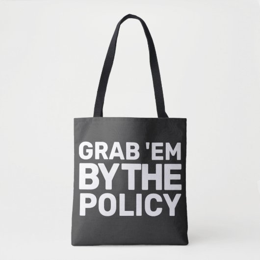Hands Off Movement grijpt ze bij het beleidsprotes Tote Bag (Voorkant)