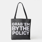 Hands Off Movement grijpt ze bij het beleidsprotes Tote Bag (Achterkant)