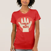Hands Off My Rights – Equality  T-shirt (Voorkant)