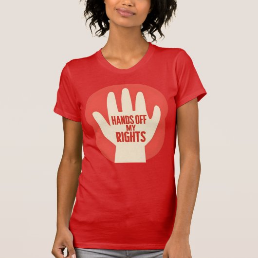 Hands Off My Rights – Equality  T-shirt (Voorkant)