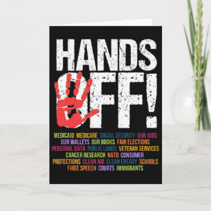 Hands Off Protest 5 april Verzet Anti Trump Kaart