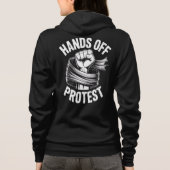 Hands Off Protest Activisme T-shirt – Stoutmoedige (Achterkant)