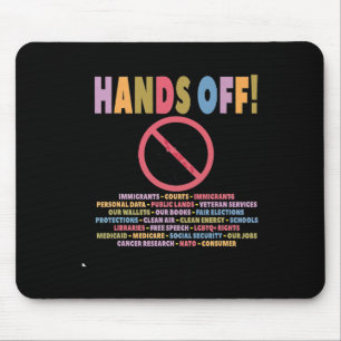 Hands Off Protest Anti Trump T-shirt Muismat