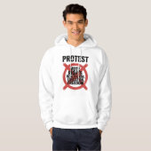 Hands Off Protest Vote Rights Healthcare Education Hoodie (Voorkant volledig)