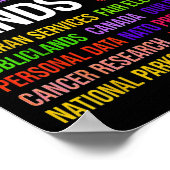 Hands Off T-shirt.png Poster (Hoek)