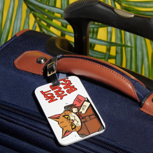 Hands Off This Is Seriously Not Your Bag Bagagelabel (Voorkant Insitu 1)