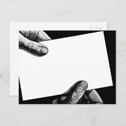 "Hands-on" Briefkaart (Voorkant / Achterkant)