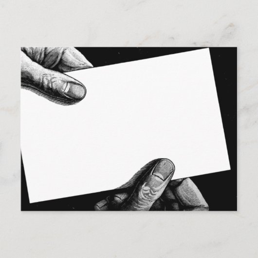 "Hands-on" Briefkaart (Voorkant)