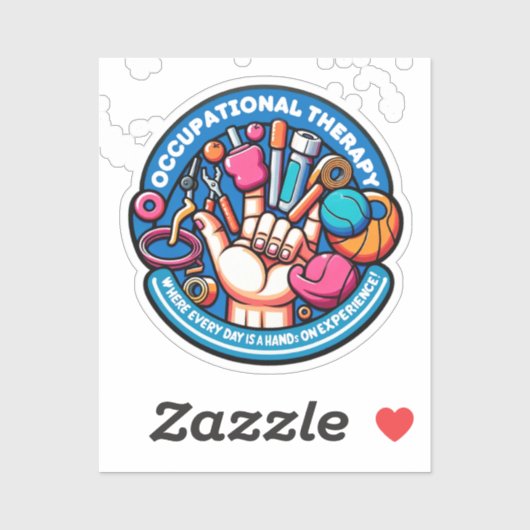 Hands-on therapie - Occupational Therapy Sticker (Vel)