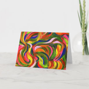 Hands op Abstract schilderen door Julia Morrill Kaart