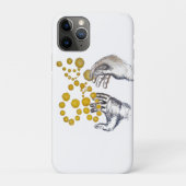 Hands Outstretched with Golden Globes Case-Mate iPhone Case (Achterkant)