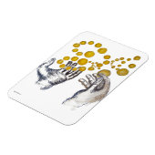 Hands Outstretched with Golden Globes Magneet (Linkerzijde)
