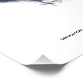 Hands Outstretched with Golden Globes Perfect Poster (Hoek)