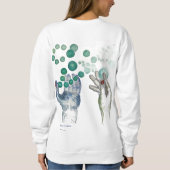 Hands Outstretched with Golden Globes Trui (Achterkant)