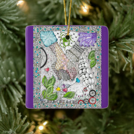 Hands Over Hearts Ornament