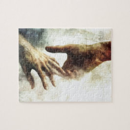 Hands Reaching Christian Gift Spiritual Wall Decor Legpuzzel
