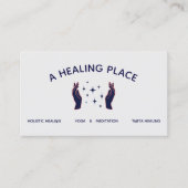 Hands Reiki Master Energy Worker Visitekaartje (Voorkant)