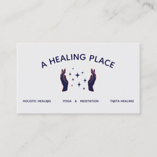 Hands Reiki Master Energy Worker Visitekaartje (Voorkant)