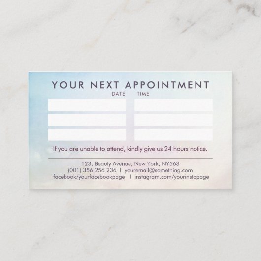 Hands Reiki Symbool in Lotus-tekening hellen Visitekaartje (Achterkant)