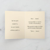 Hands Set the Soul Free, Condolence Card Kaart (Binnen)