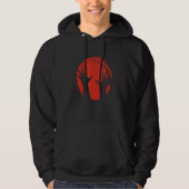 Hands Silhouette Circle Hoodie (Voorkant)