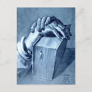Hands Studie met Bijbel - Durer Briefkaart