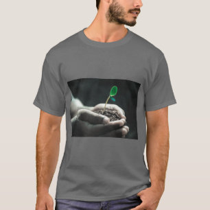 Hands - T-shirt met symbool voor eenheid en vriend