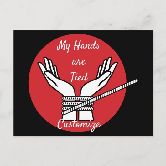 Hands Tied Thunder_Cove Briefkaart (Voorkant)