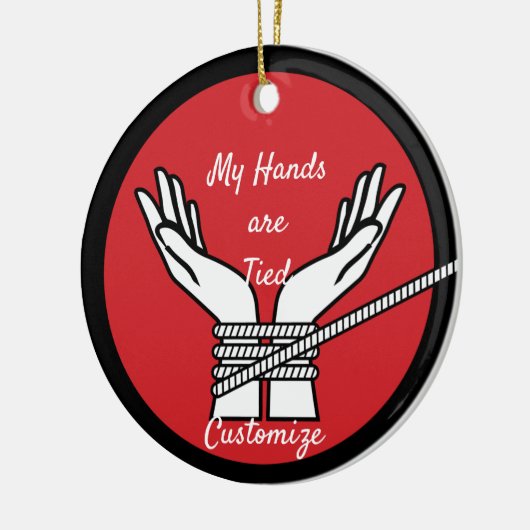 Hands Tied Thunder_Cove Keramisch Ornament (Links)