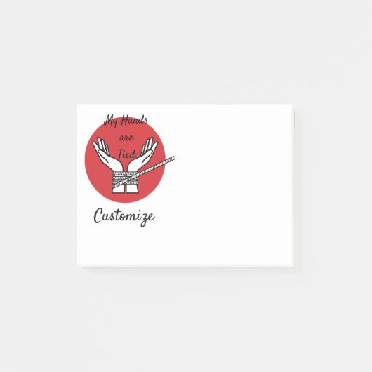 Hands Tied Thunder_Cove Post-it® Notes (Voorkant)