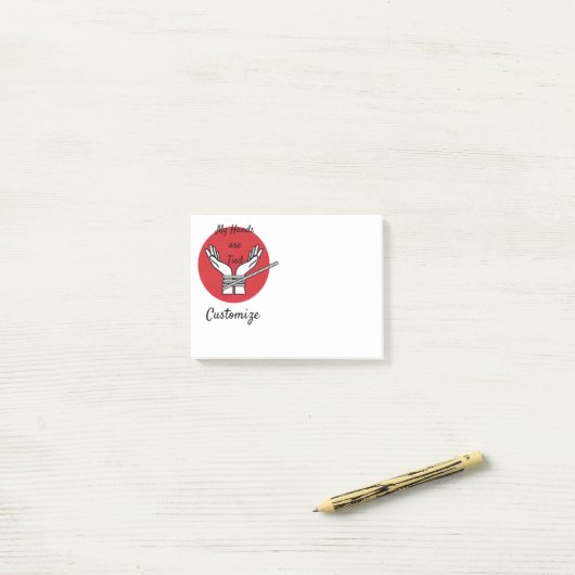 Hands Tied Thunder_Cove Post-it® Notes (Op bureau)